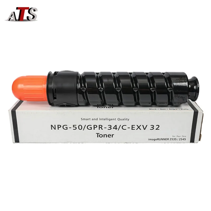 1PCS G50 GPR34 C-EXV32 Toner Cartridge For Canon iR 2535 2545 IR2535 IR2545 Toner Powder Copier Supplies BK900g