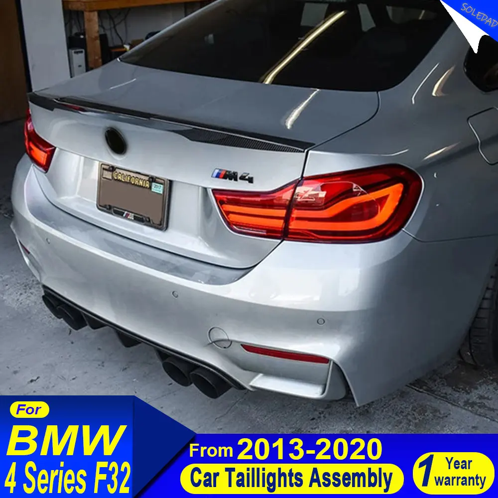 

Для BMW 4 серии F32 F38 M4 2013-2020 Новый светодиодный задний фонарь, обновленный модифицированный полный задний фонарь, автомобильные аксессуары, динамические указатели поворота