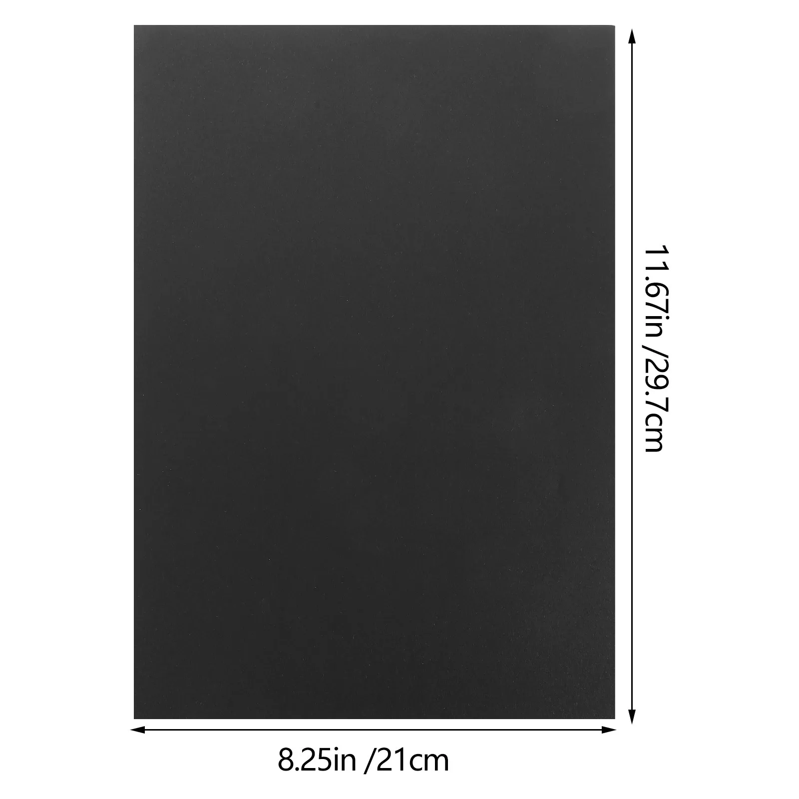 50 folhas de papel cartolina preto a4, desenho grosso, papel para artesanato, arte, cartão preto a4, cartões de papelão