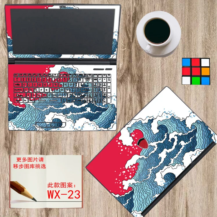 Color film Laptop Sticker Decal Skin Cover Protector for Asus ROG Flow X13 GV301 Ultra Slim 2-in-1 Gaming Laptop