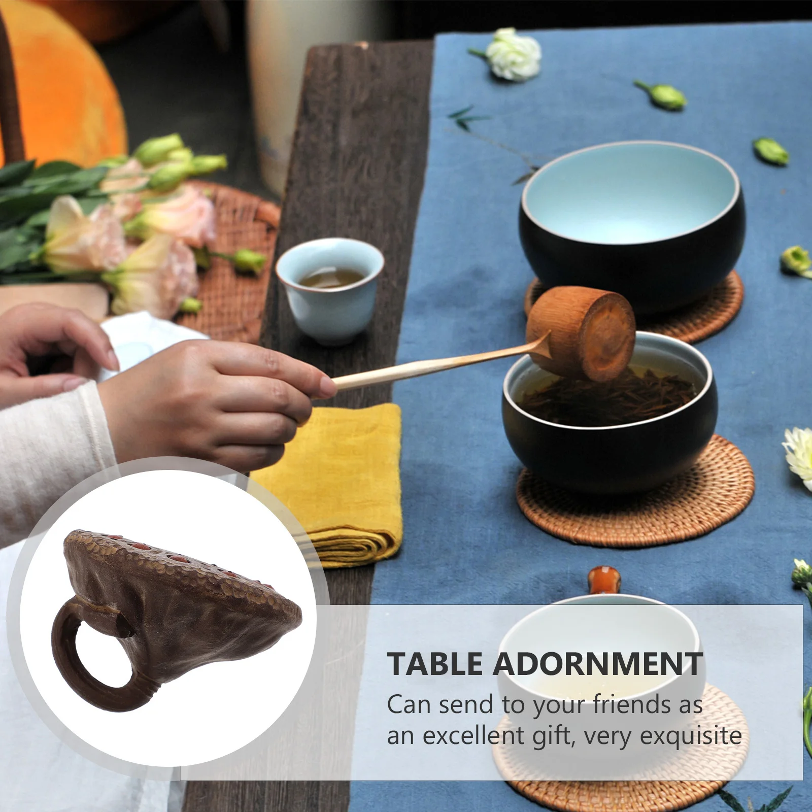 

Purple Tea Pet Decorative Piece for Household Office Tea Decor Desktop Ornament Household Furnishings