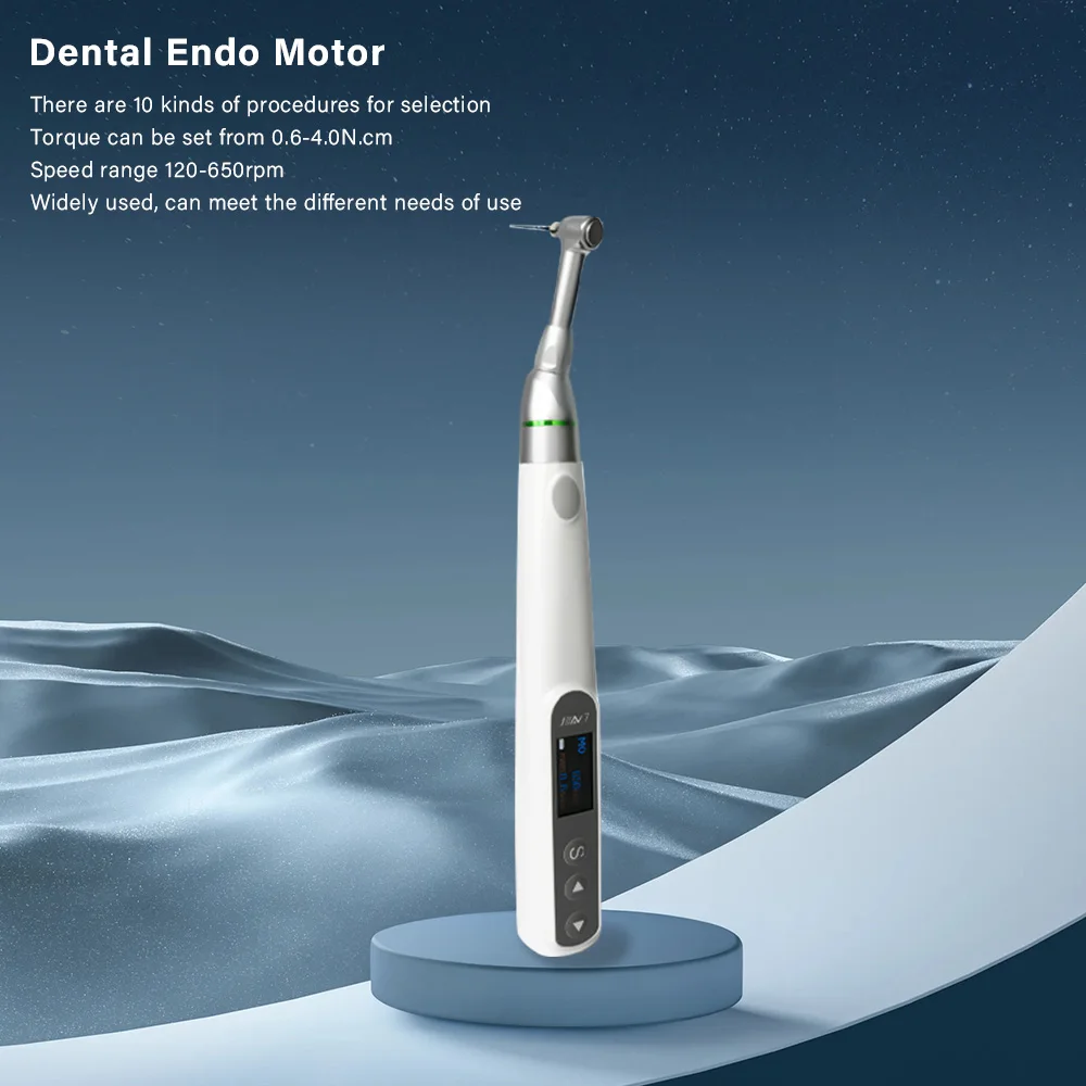 10 Working Modes Dent al Endo Motor 16:1 Reduction Contra Angle Endodontic Treatment Root Canal Therapy Wireless