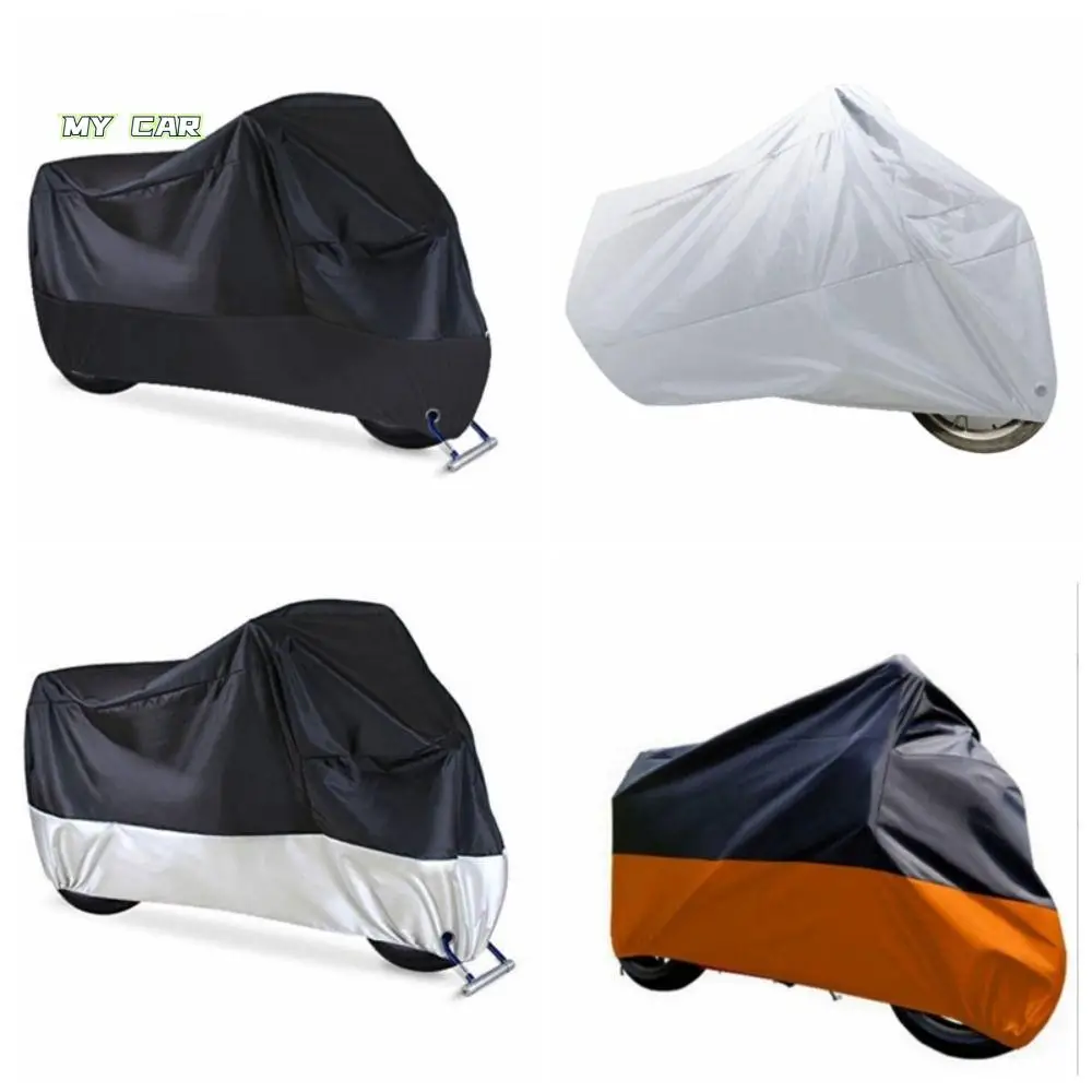 

Strong Toughness Motorcycle Cover Anti-UV Cover Firmly Motorbike Rain Cover Sunshine Block Universal Motors Dust Cover