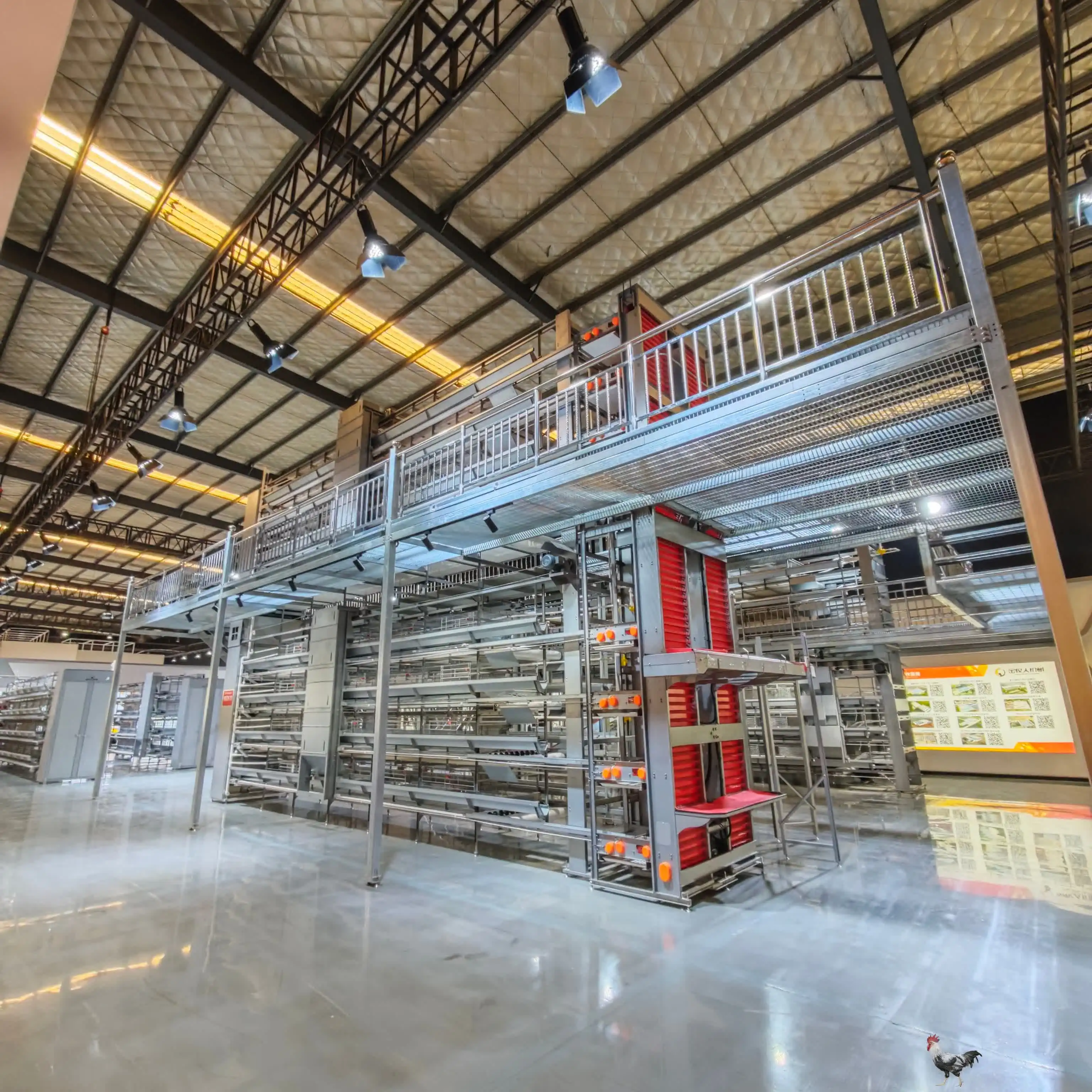 

for-H-type Broiler Chicken Cage With Feeding and Watering System*