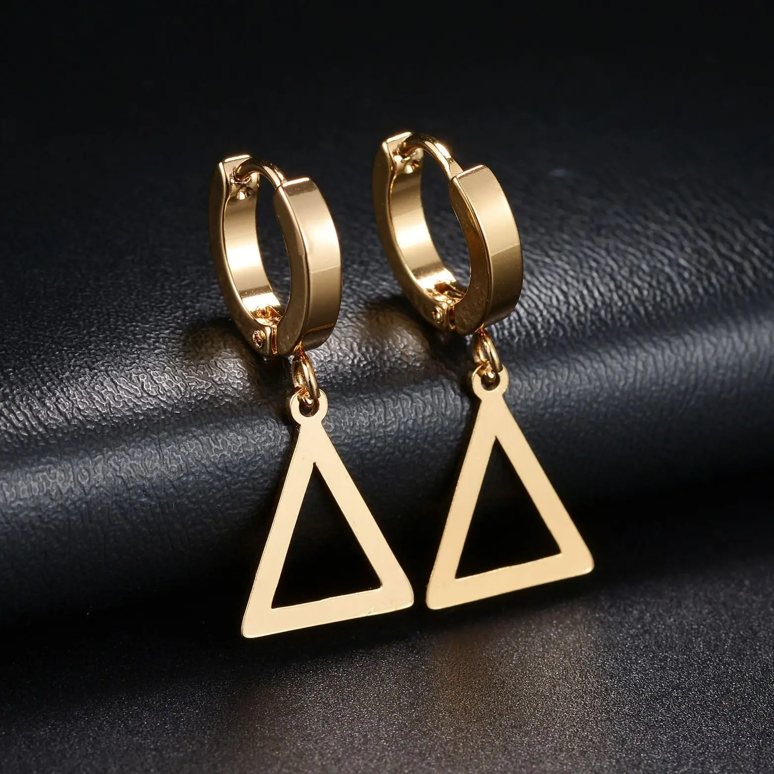 2024 Geometric Gold Silver Color Drop Earrings for Women Earrings Female Fashion Modern Jewelry Gifts Dropshipping