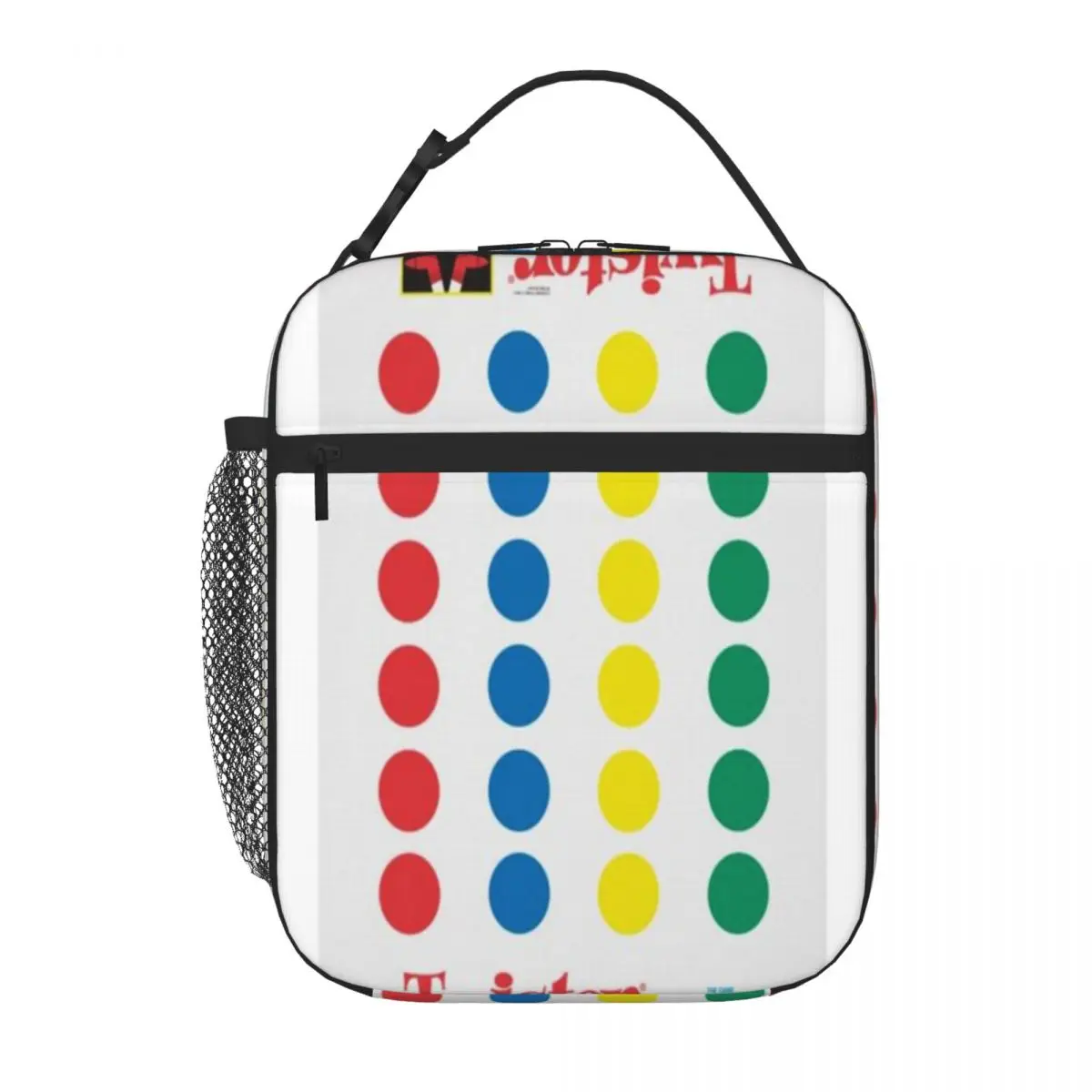 Hot Sale The Twister Game Blanket Earthy Tone School Lunch Bag Airport Travel Shoulder Lunch Bag