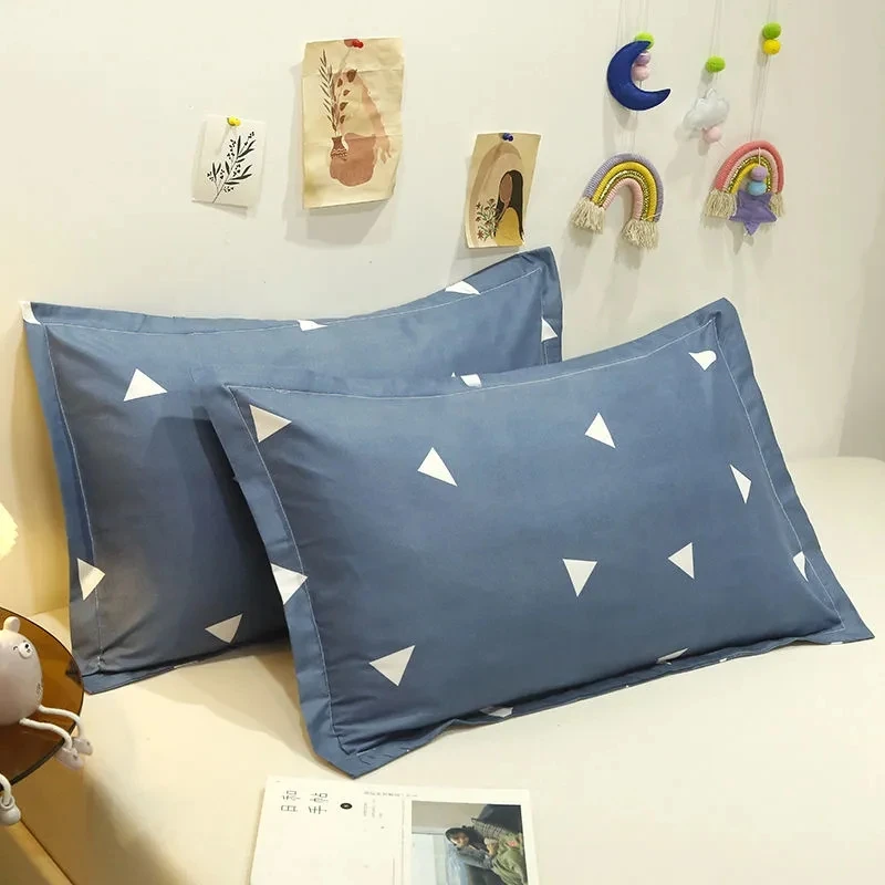 1 Pc Modern Style Child Pillowcase Adult Student Dormitory Single Comfortable Pillow Core Cover Baby Bedding 48×74cm Pillowcase