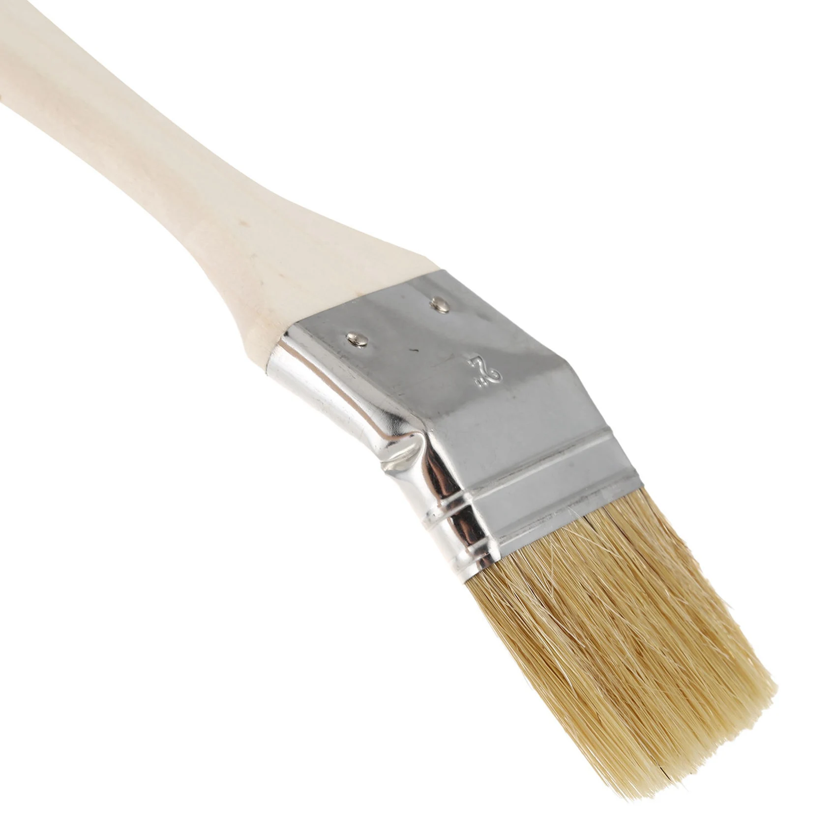 

A36T-2Pcs 2-дюймовая широкая деревянная ручка с металлическим наконечником из искусственной щетины, щетка для радиатора