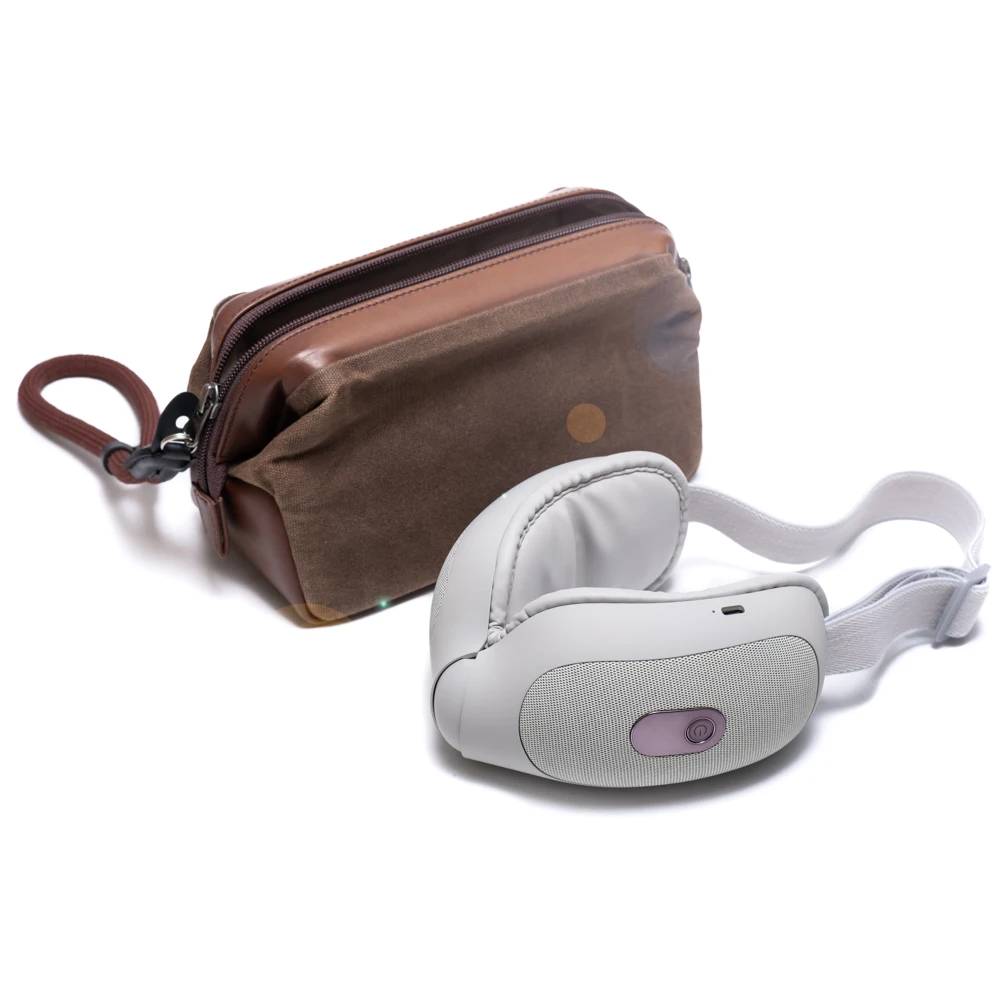 2021 Smart Foldable Portable Wireless Eye Massager With Heat Airbag Sonic Vibration