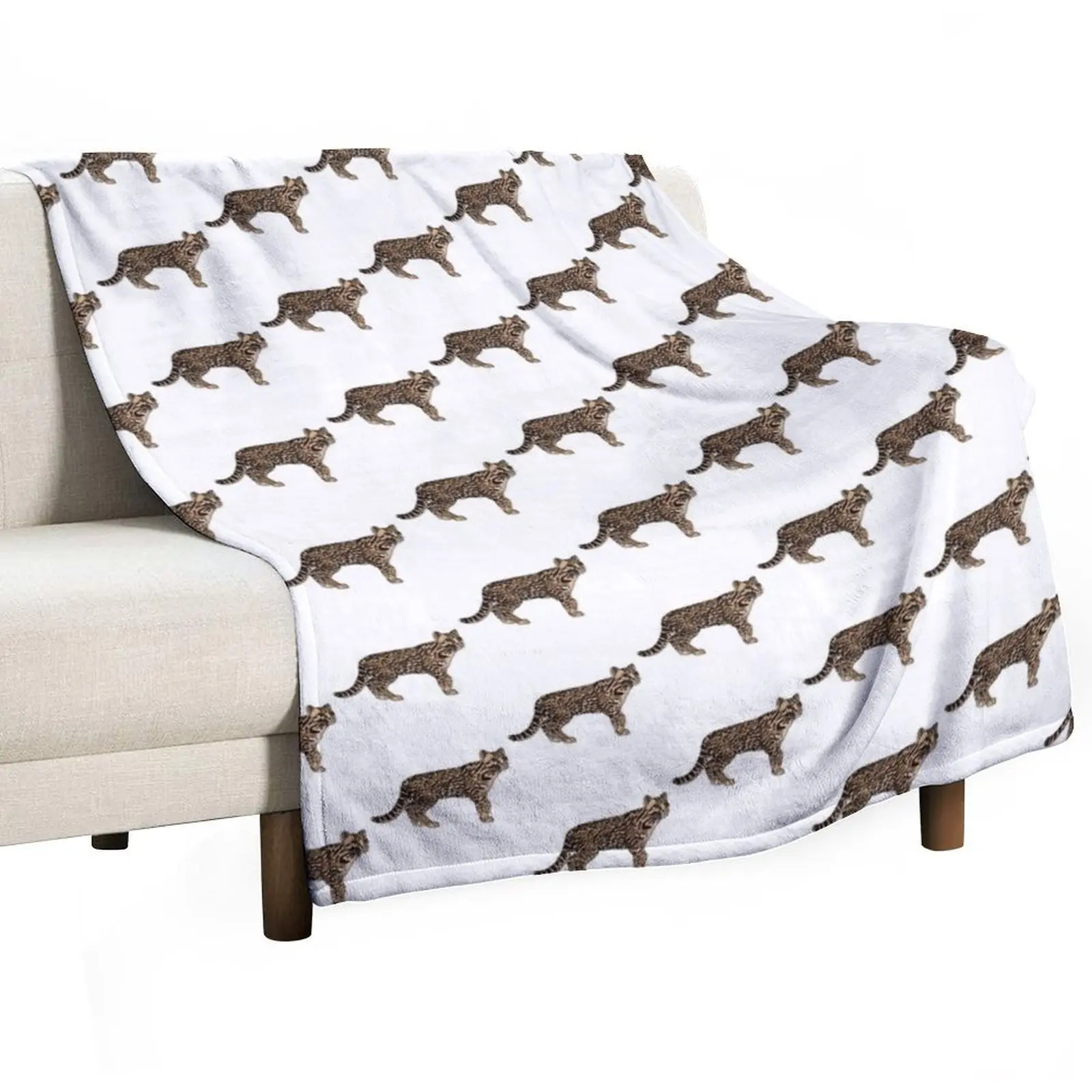 Ocelot Throw Blanket heavy to sleep Soft Beds Large Blankets