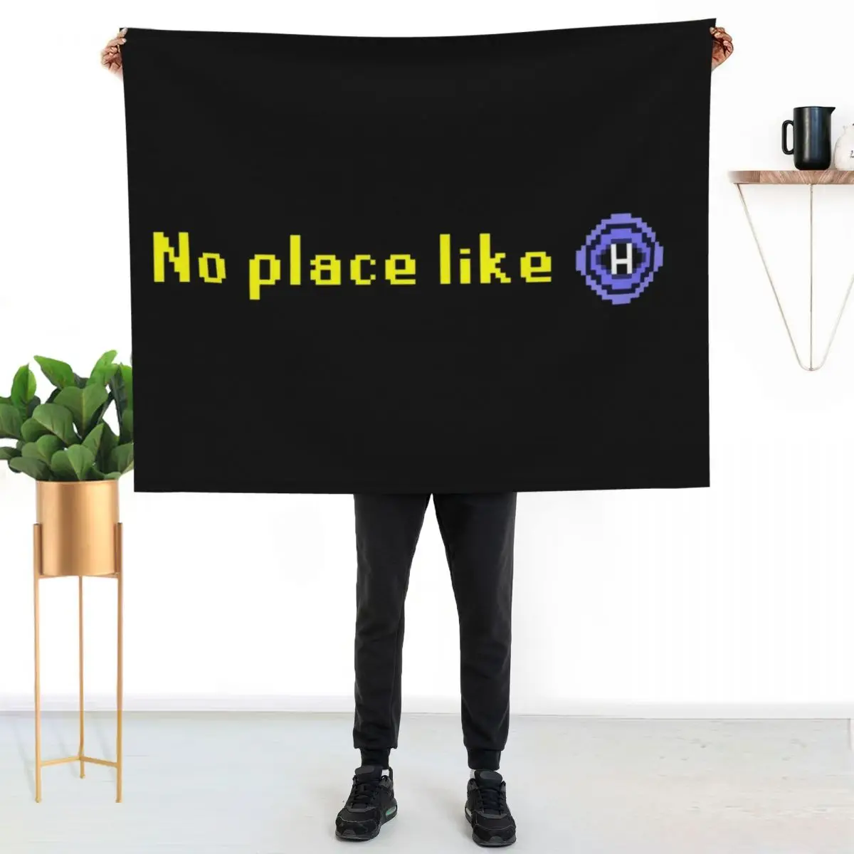 

Old School RuneScape No Place Like Home Classic Gaming Print Throw Blanket Soft Comfort Blanket for Reading Watching TV
