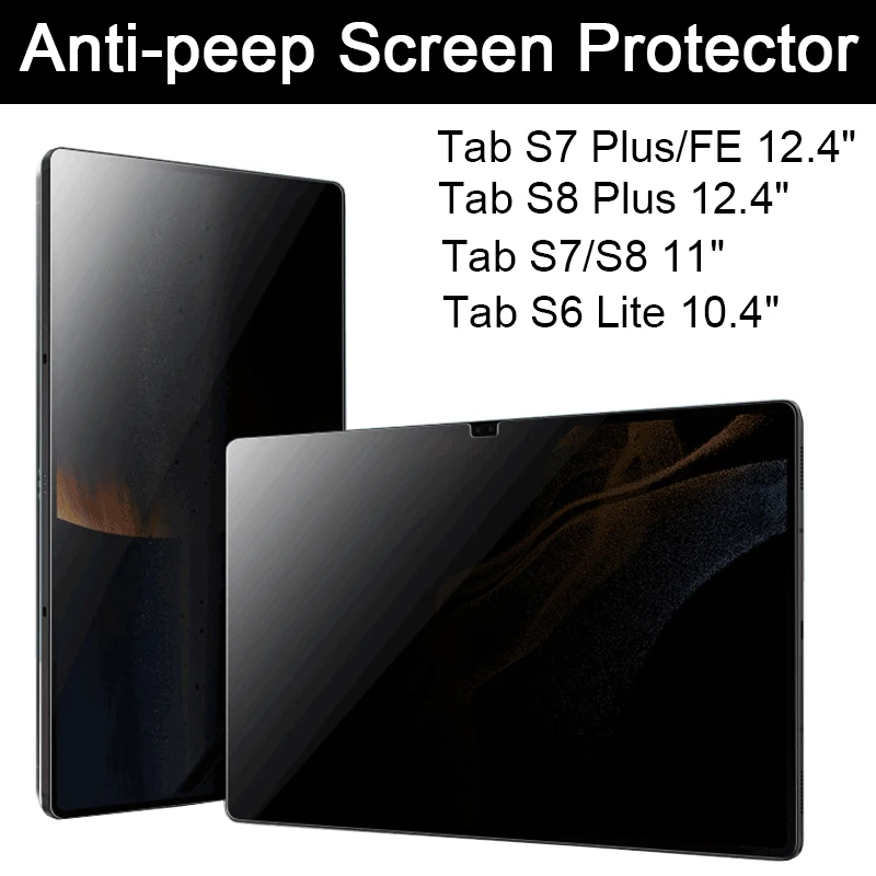 

For Samung Galaxy Tab A8 10.5'' Privacy Screen Protector S7 11 S6 Lite 10.4 S7+ S8 Plus 12.4 S8 Ultra 14.6 Anti-Peeping Anti-spy