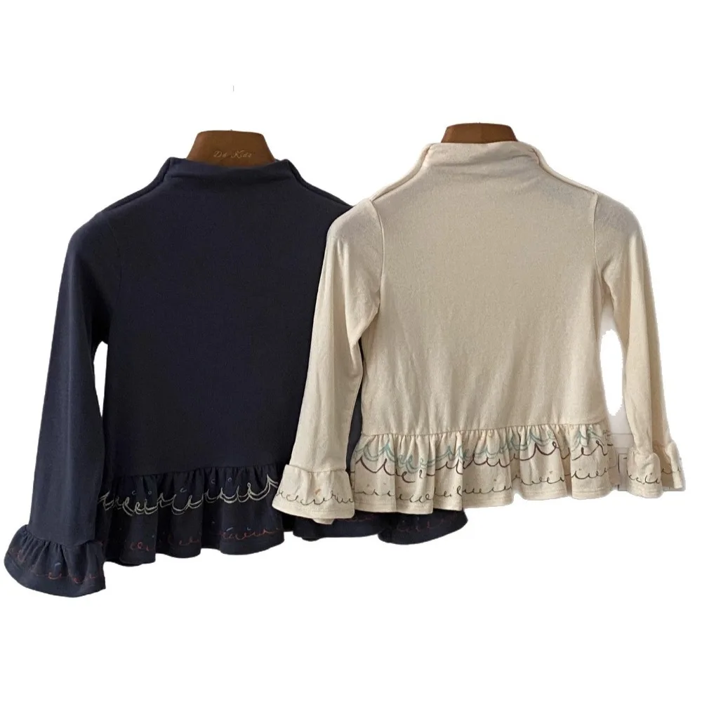 2026 New Autumn Girls Korean Long Sleeve Base Top, Loose Stylish Soft Comfortable Versatile Undershirt For Kids Girls
