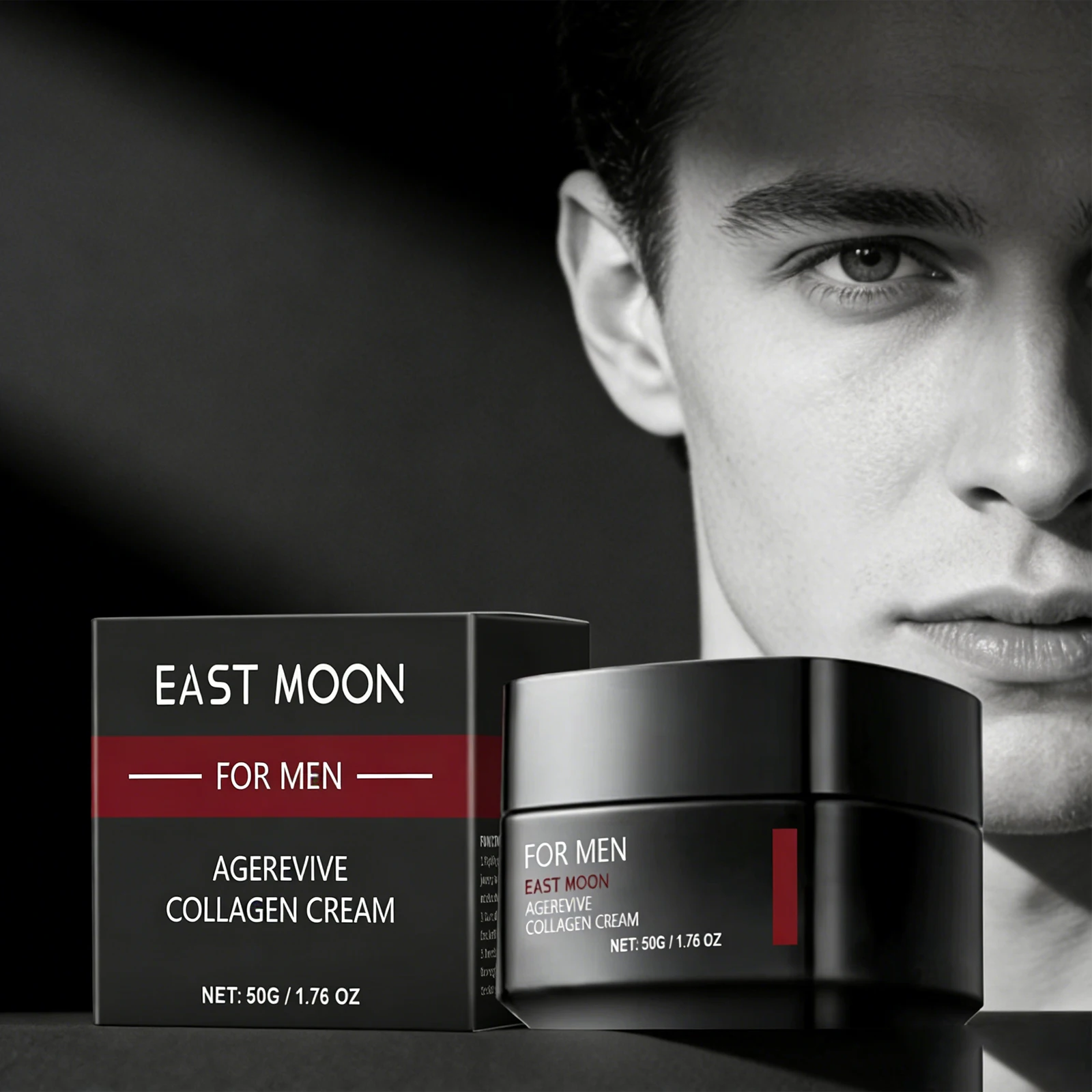

Крем для лица East Moon 50г с гиалуроновой кислотой, увлажняющий, антивозрастной, с коллагеном, для нежной кожи, контролирующий жирность, питательный крем для мужчин.