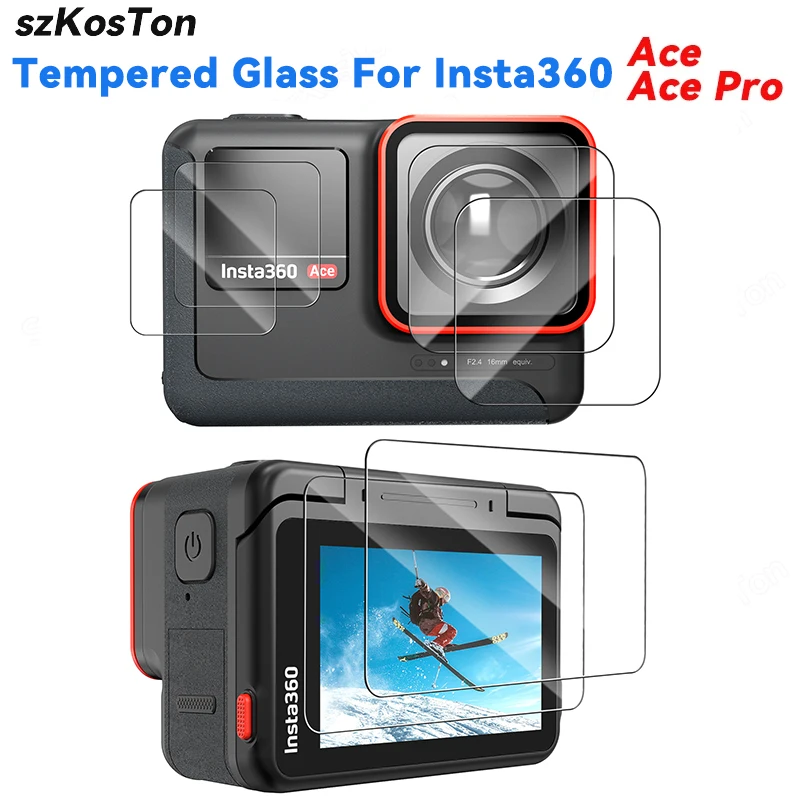 

Camera Lens Tempered Glass Film HD Screen Protector Dustproof Protective Film For Insta360 Ace Pro Accessories