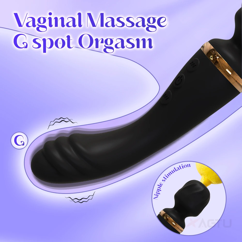 20 Speeds Powerful Dildo Vibrator Female AV Massager Wand G Spot Clitoris for Women Stimulator Adult Sex Toys Masturbator