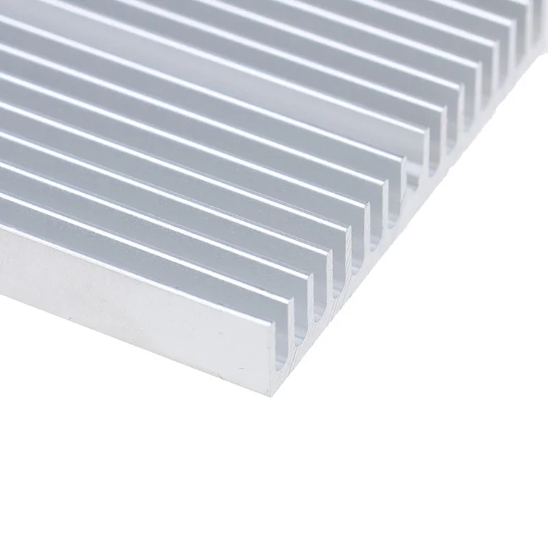 DIY Kühler Aluminium Kühlkörper Grille Form Kühler Kühlkörper Chip Für IC LED Power Transistor 100*60*10mm