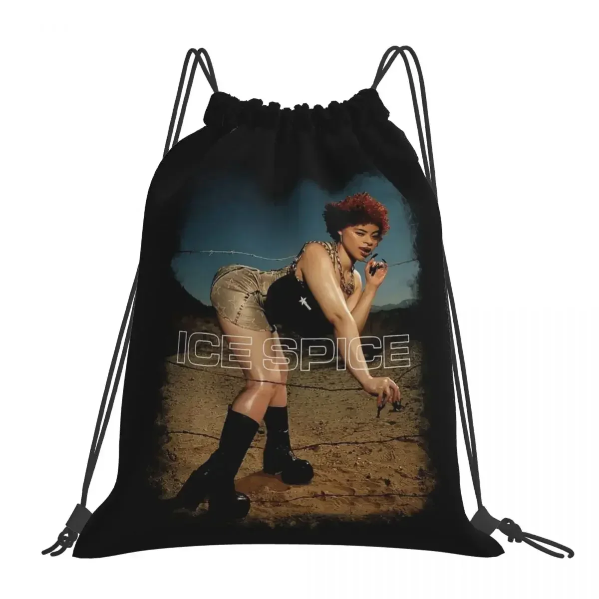 حقائب ظهر آيس سبايس متعددة الوظائف محمولة برباط، حزمة برباط، حقيبة رياضية للجيب، حقيبة كتب للسفر والمدرسة