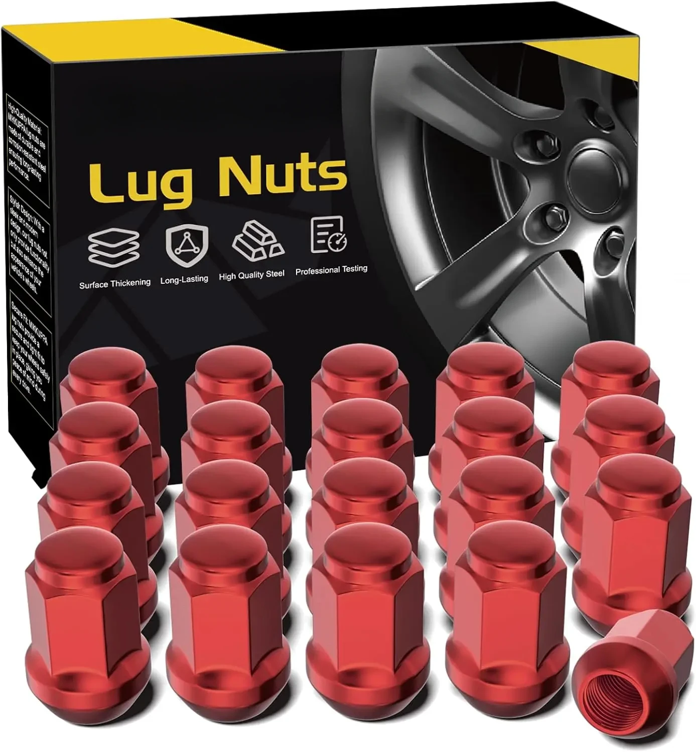 

20PCS M12x1.5 Lug Nuts - Replacement for 2006-2019 Ford Fusion, 2000-2019 Ford Focus, 2001-2019 Ford Escape