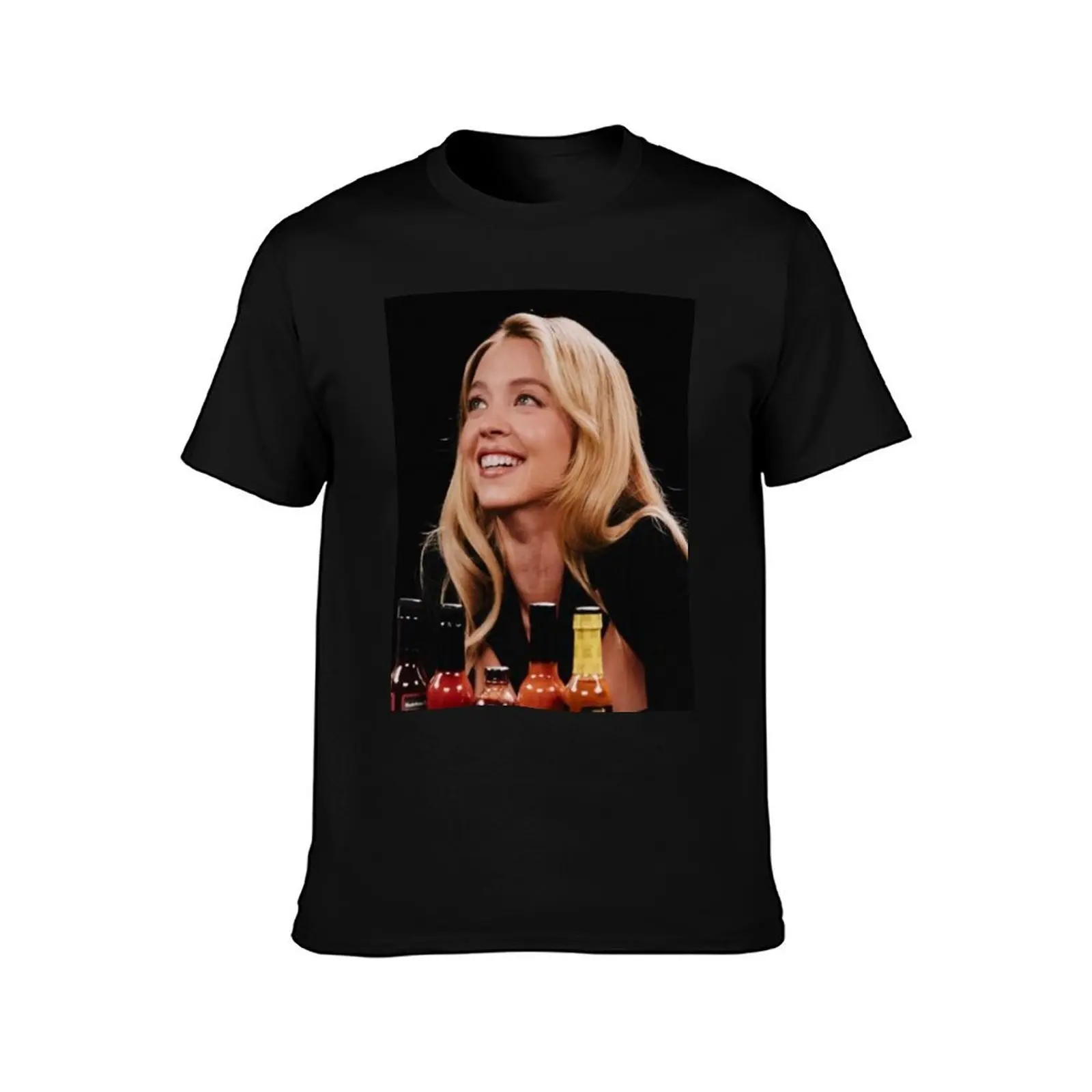 Sydney Sweeney T-Shirt Big and Tall Gym T-Shirt