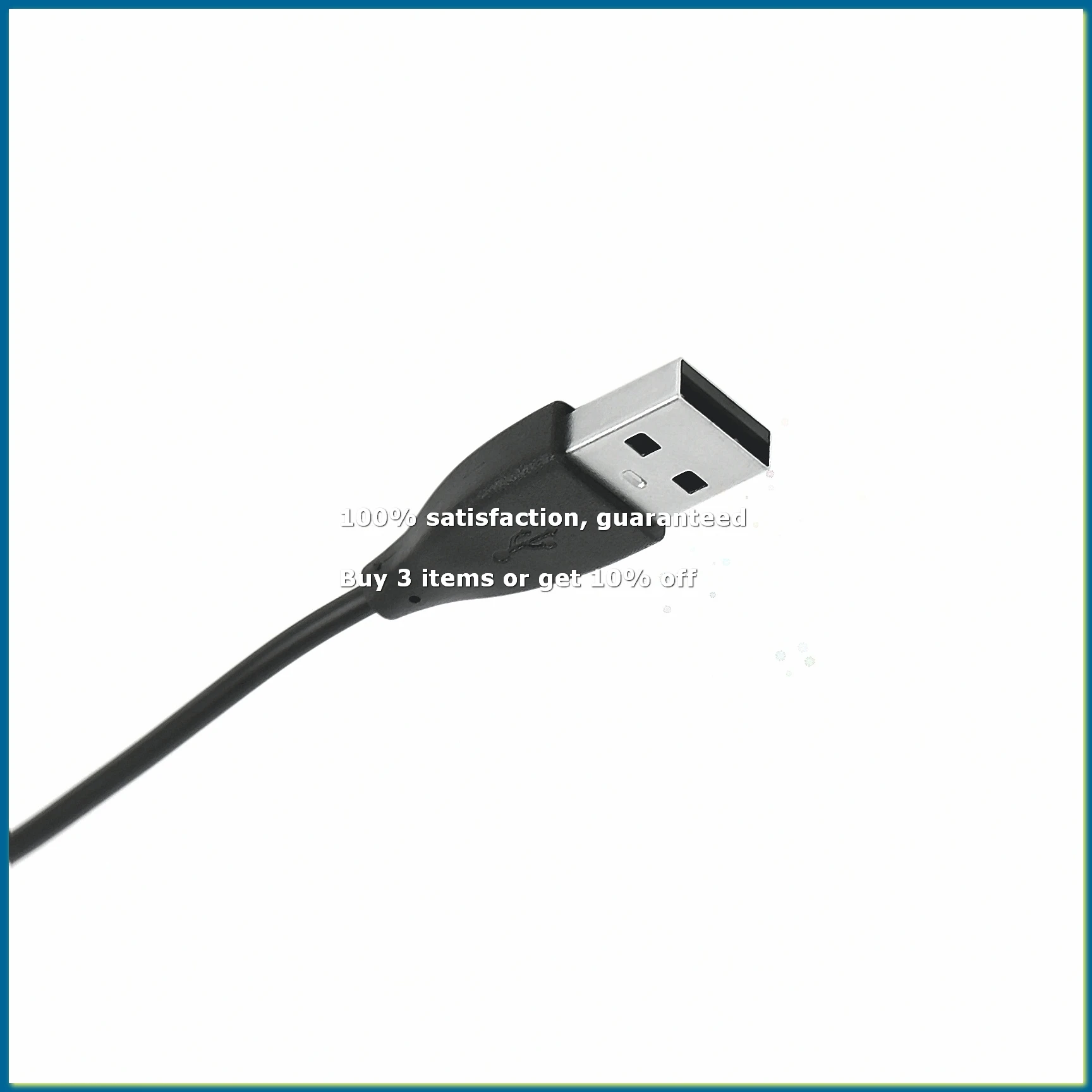 Charging Clip for - Replacement USB Charger Adapter Charge Cord Charging Cable for Smart Fitness Watch (1-Pack)-FABY