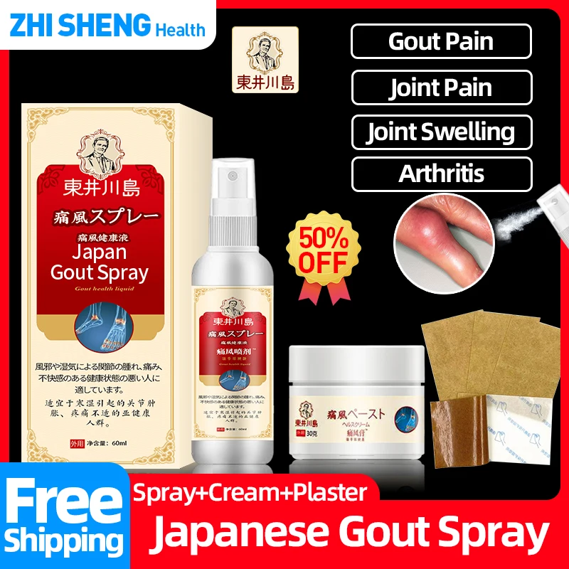 

Gout Treatment Spray For Finger Toe And Joints Swollen Medicine Patch Arthritis Pain Relief Cream Japan Secret Recipe