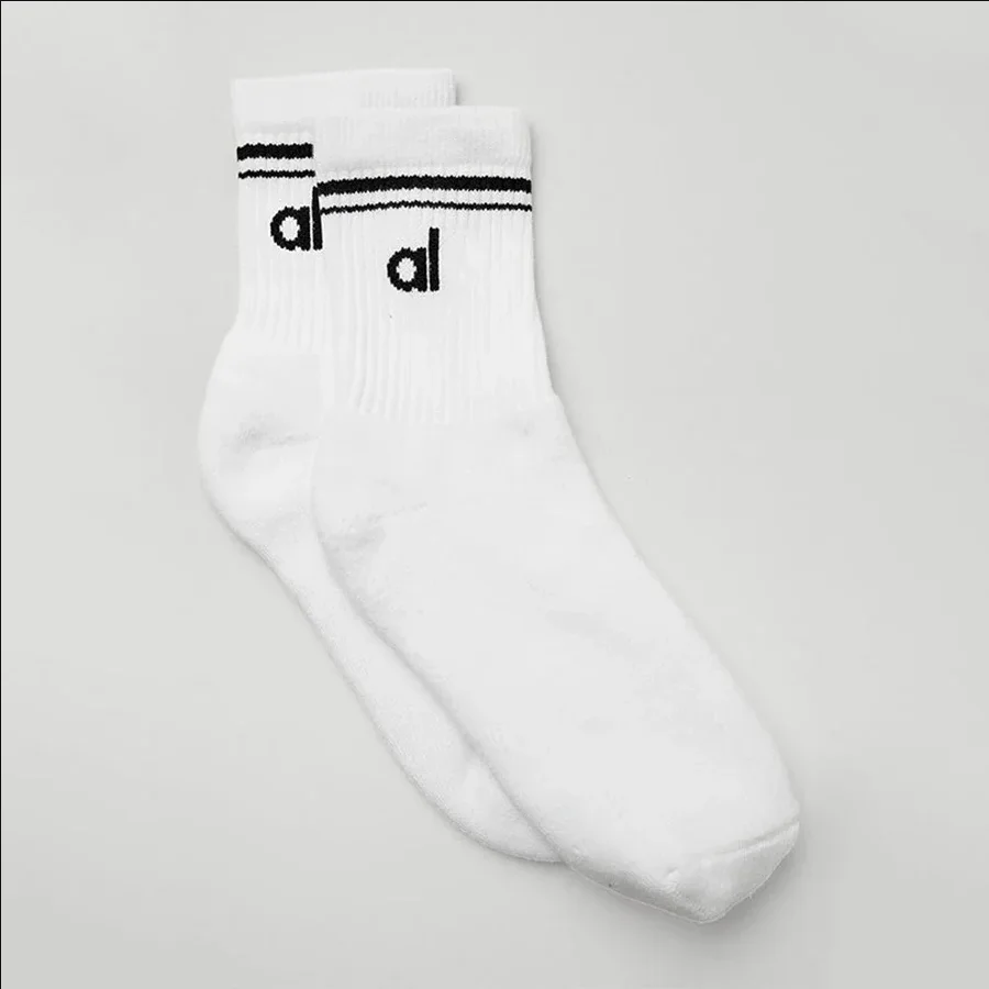 ALO Socks Cotton Sock Unisex Sports Sock Casual Soft Socks Four Seasons Breathable Socks