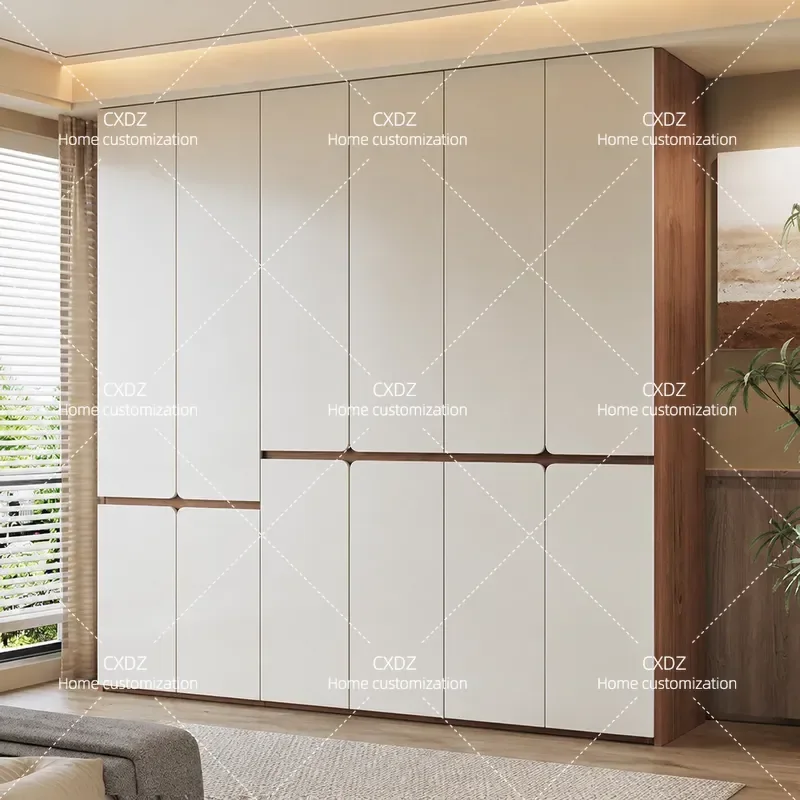 Oak Solid Wood Wardrobe Japanese Style Bedroom Storage Cabinet 60cm Deep Log Finish Household Furniture