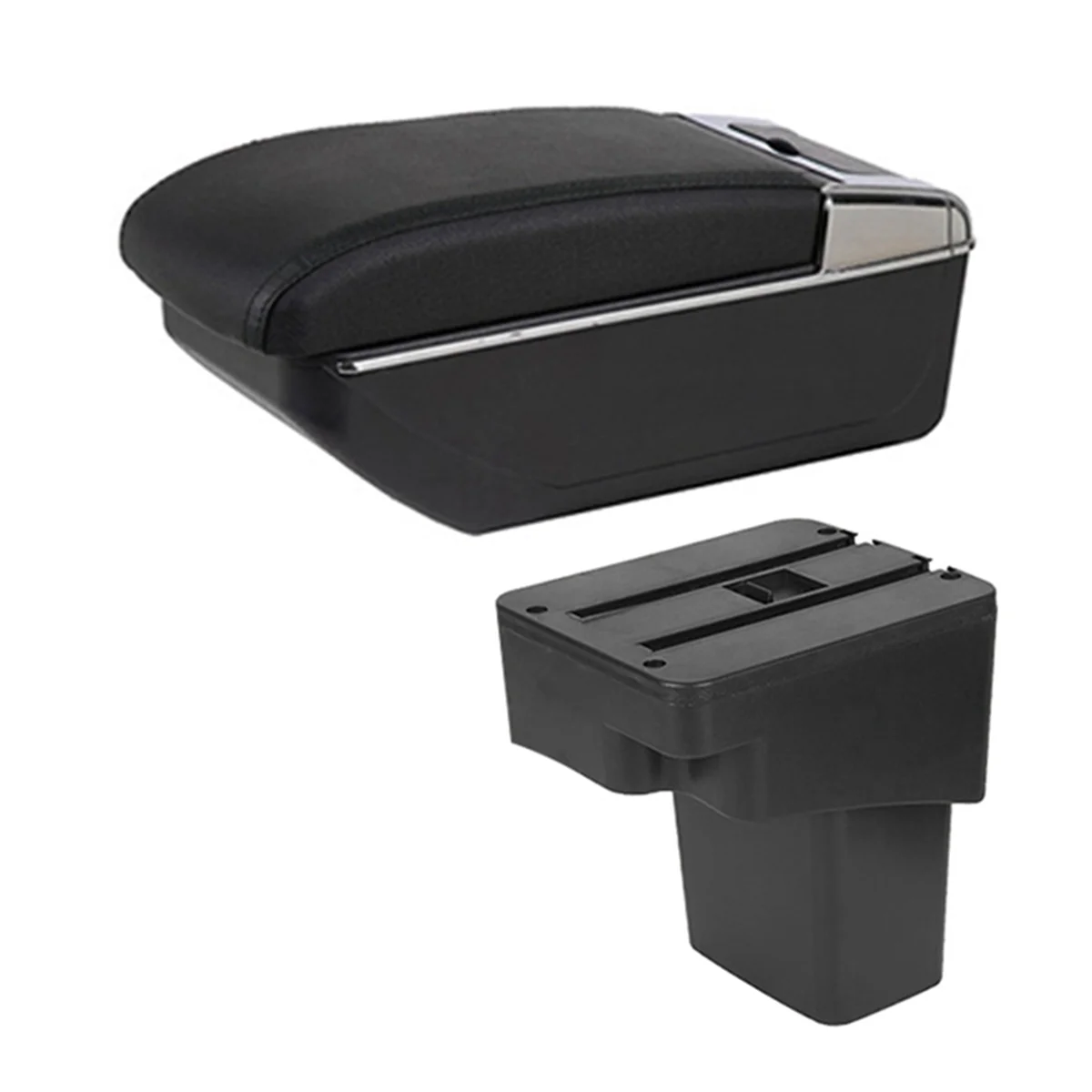 

Для подлокотника для Accent RB 2011-2016, ящик для хранения автомобильного подлокотника, черная линия