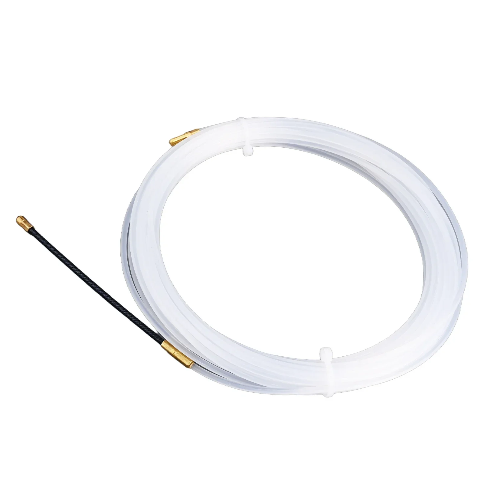 Reliable Retractable Cable Aid Strong Nylon Spring Extended Reach Pull Wire Practical Eyelet Easy Cable Installation