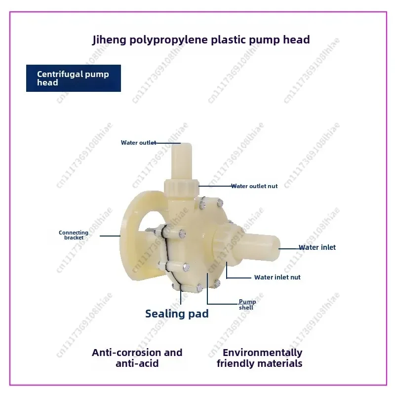 FS/FSZ chemical pump corrosion resistant acid and alkali resistant plastic  centrifugal  self-priming pump