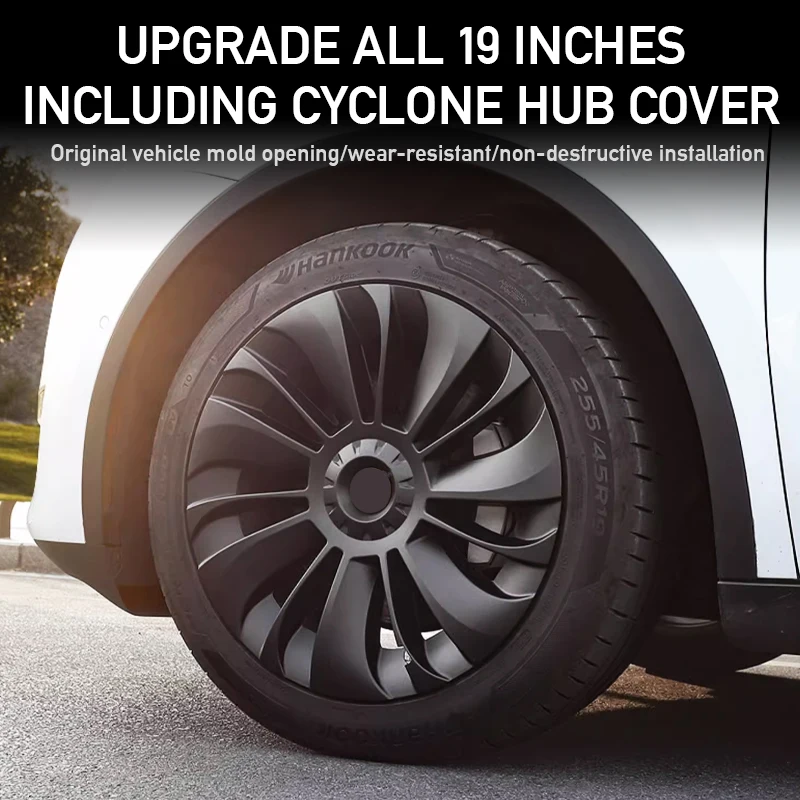 Caps On Wheels promozione 4 pezzi HubCap Performance accessori per automobili per Tesla Model Y Symmetric Style Hub Caps alta qualità