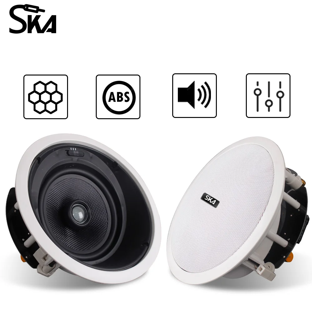 Home Theater System 50W  6 ″ Bluetooth Ceiling Speaker Audio Sound Center Music Loudspeaker Class D Indoor Audio Kicthen Bedroom