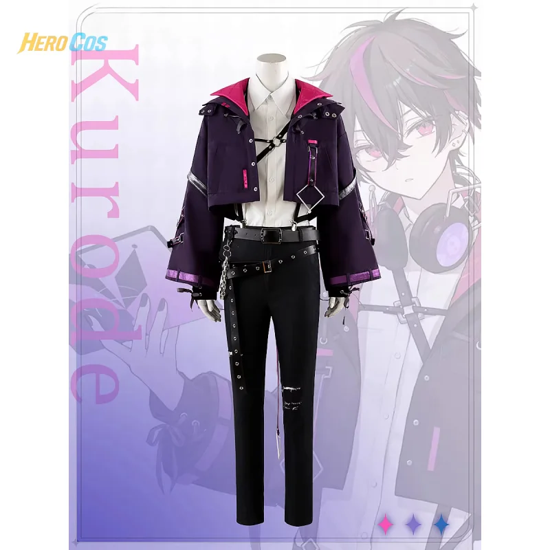 

HERO Cos Fragaria Memories Uniform Cosplay Costume Halloween Party Role Play Outfit Women Men
