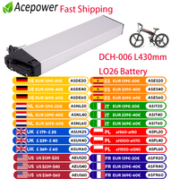 Folding E Bike Battery 48V 10.4Ah 12.8Ah 14Ah Amp DCH 006 for Samebike LO26 20LVXD30 XP2.0 Folding Electric Bicycle Batteries