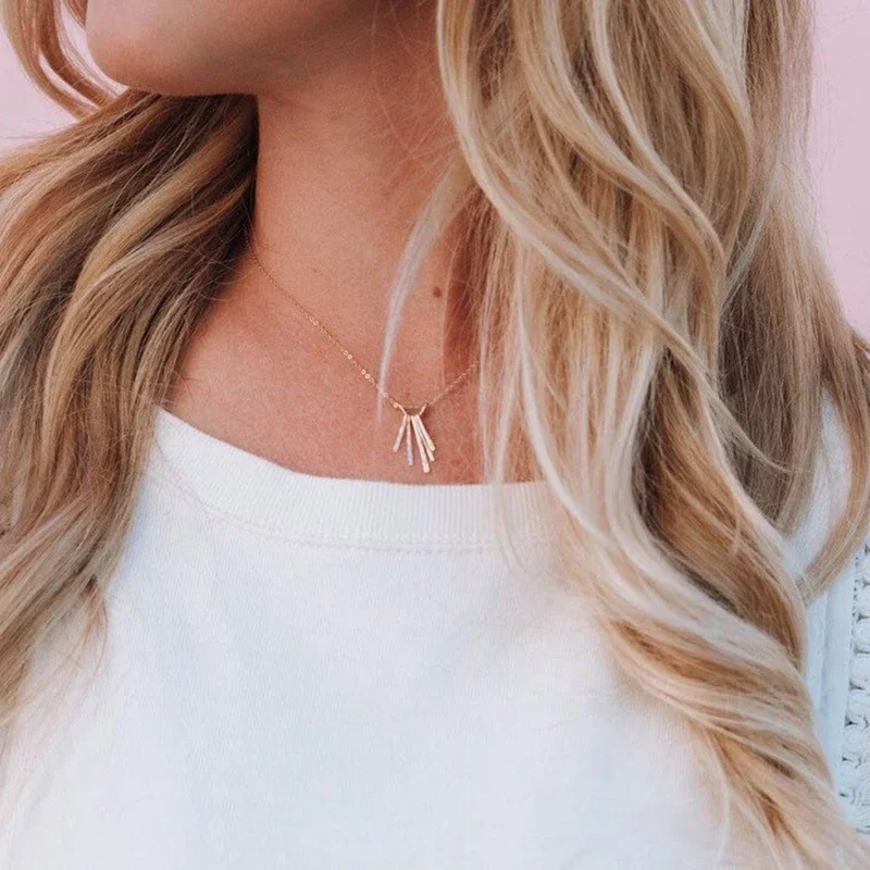 

Tassel Necklace Handmade Gold Choker Gold Filled 925 Silver Pendant Boho Collier Femme Kolye Collares Women Jewelry