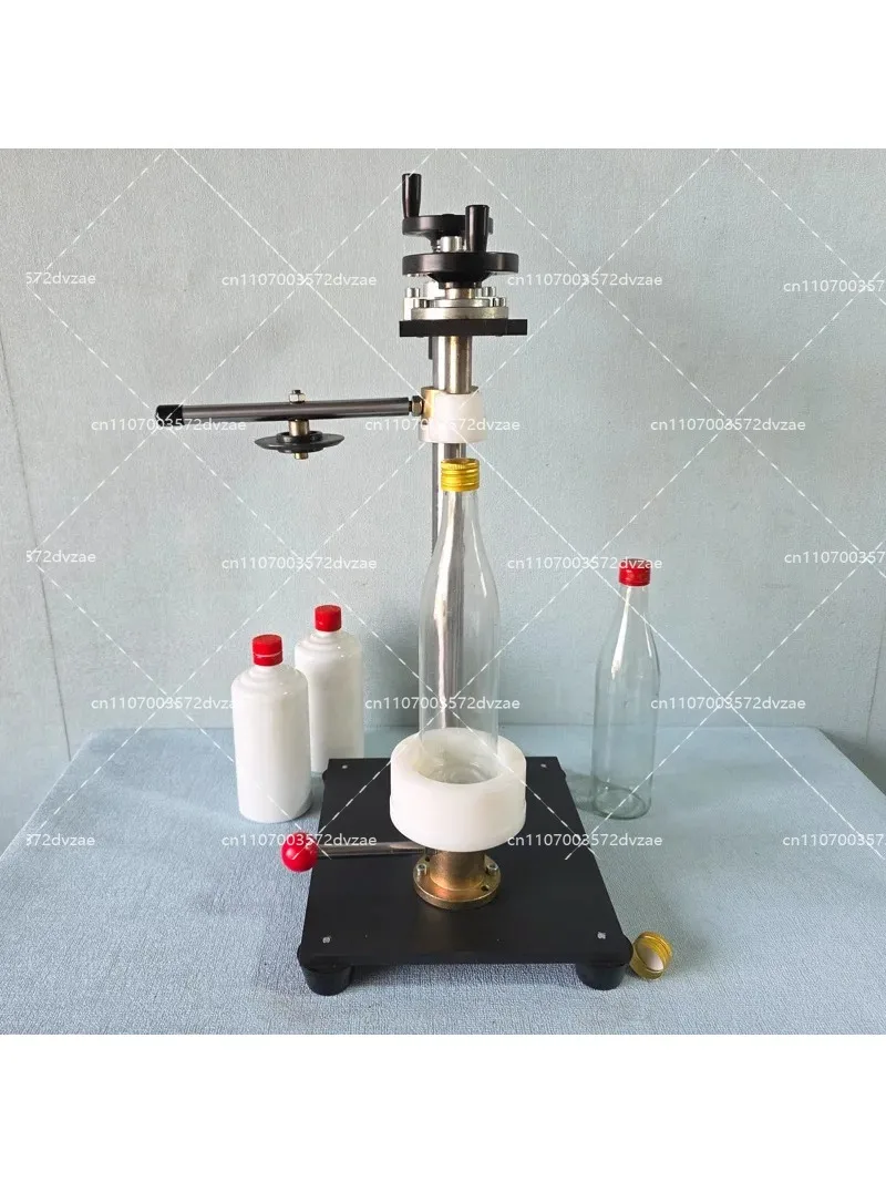 Wine bottle capping machine manual aluminum cap locking machine beverage bottle capping machine glass bottle capping