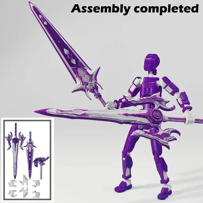 Robot transformador Dummy13, juguetes multicolores, figuras de acción móviles multiarticuladas, impresión 3D, juguetes ensamblados de la suerte