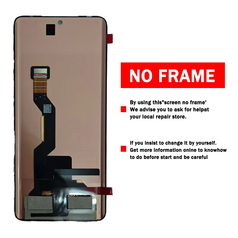 Edge50 Ultra Display Screen With Fingerprint For Motorola Edge 50 Ultra LCD Display Touch Panel Screen Digitizer Assembly