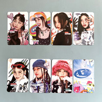 7pcs/set KPOP XG Album Shooting Star Photocard LOMO Small Card JURIN CHISA HINATA HARVEY JURIA COCONA Postcard Photo Card