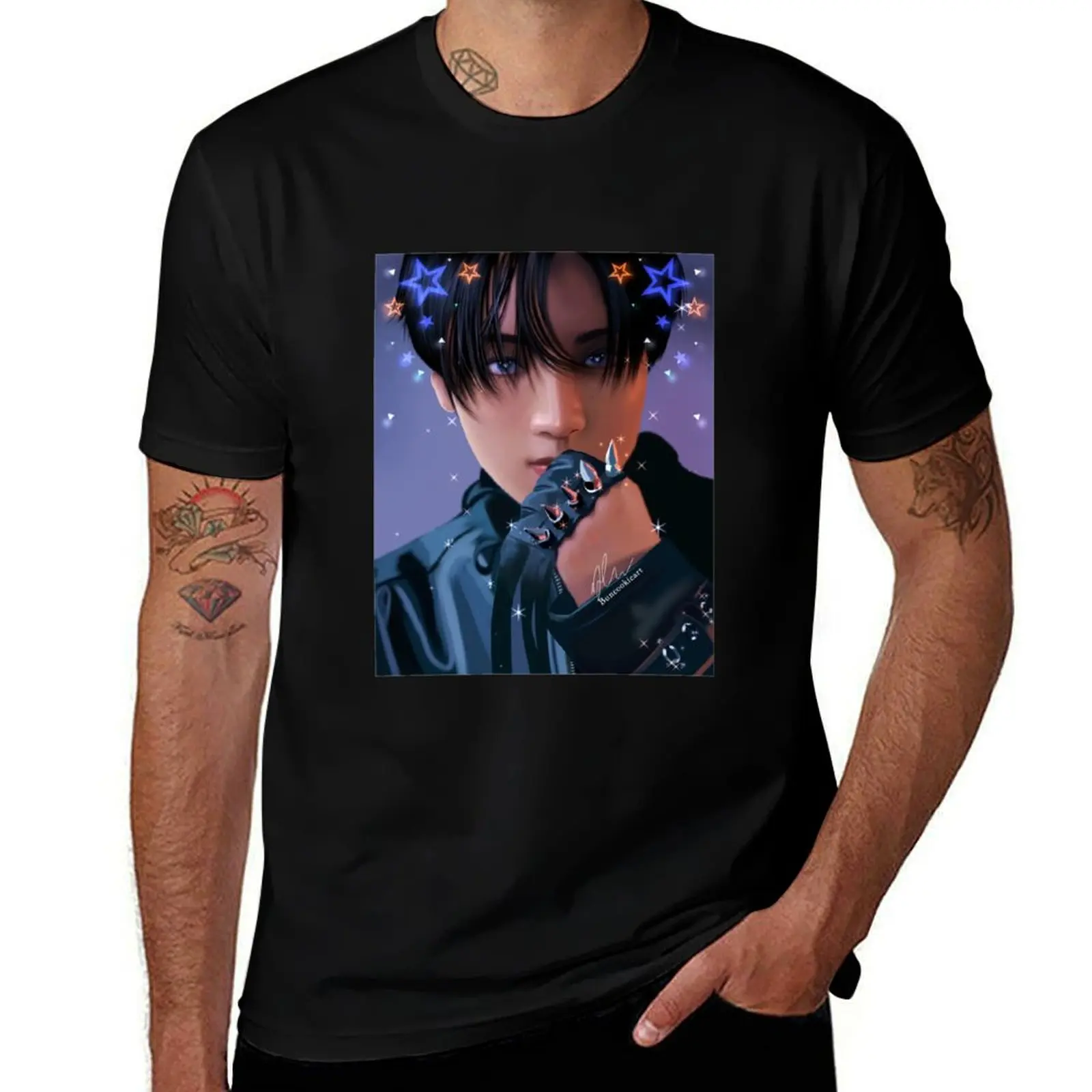 

ISTJ Haechan T-Shirt t shirts for man slim fit cotton tshirt 100% T-Shirt