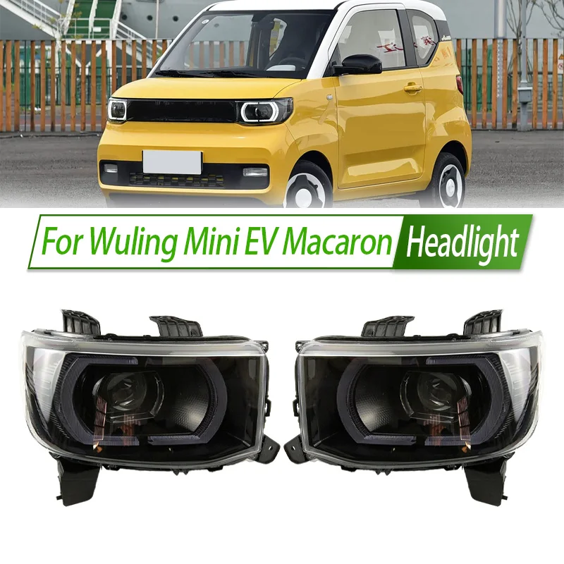 Для Wuling Mini EV MacaronHalogen фара в сборе OEM стиль передняя фара цоколь для лампы Plug & Play замена Для Wuling Mini EV MacaronHalogen фара в сборе OEM стиль передняя фара цоколь для лампы Plug & Play замена