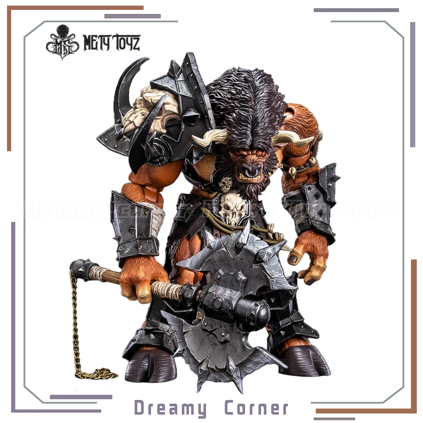 【Preventa】Original Mety Toyz aventurero mundo Minotauro gladiador Mokhar colección de figuras de acción modelo regalo