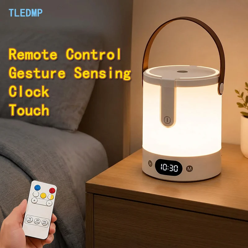 Nightstand Lamp Touch Lamps Breathing Light Multifunctional Night Light Portable Night Light Baby for Bedroom Camping