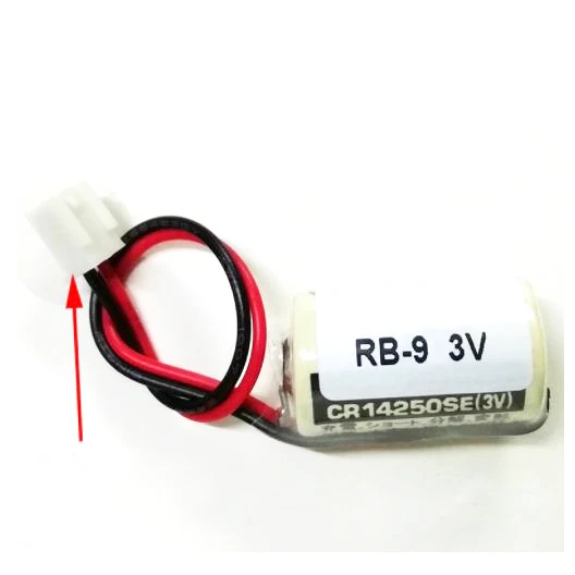 

NEW RB-9 (CR17335SE) 3V 1800mah lithium battery PLC Li-ion battery with plug