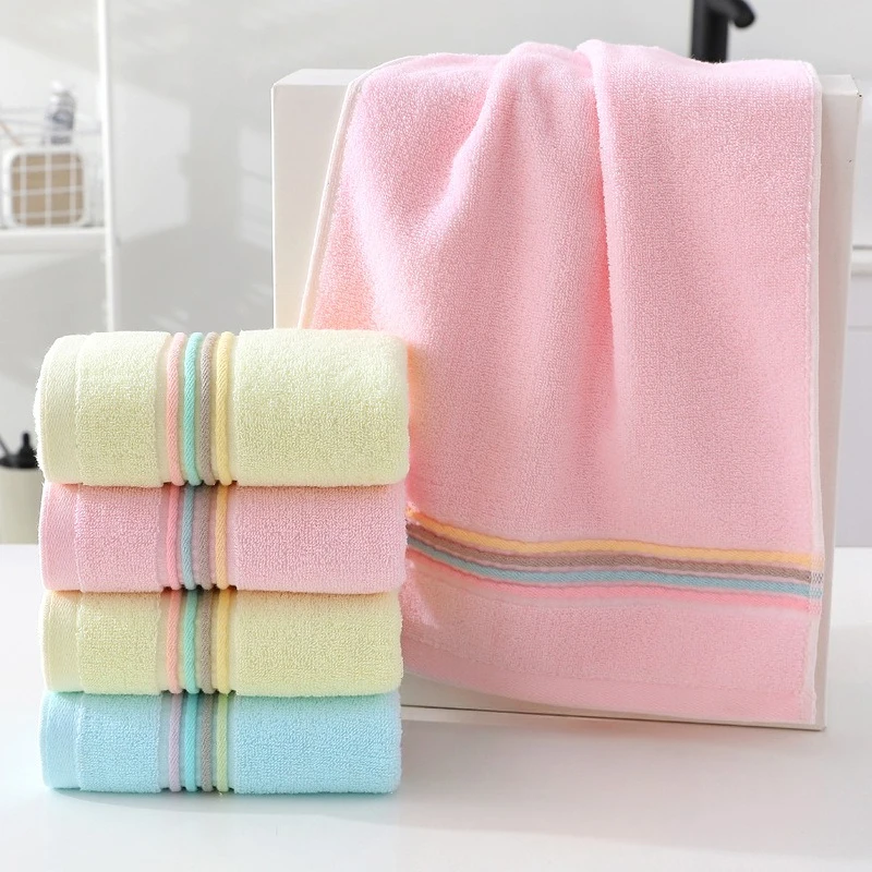 1pcs Pure Cotton Face Towel for Household Use Thickened and Soft Absorbent Face Towel for Adults Household Daily Necessities