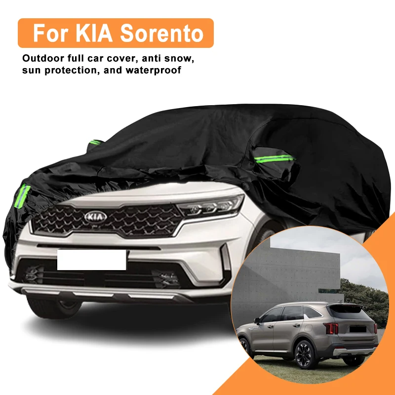 

Full Car Cover for KIA Sorento Outdoor Use - Waterproof Snowproof Sunshade Winter & Summer Auto Protection Accessories