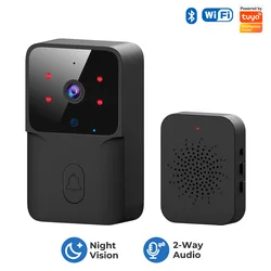 Tuya Intelligent Wifi Doorbell Outdoor High-Definition Camera Anti-Theft Door Bell Night Vision Home Monitor Door Phone Voice