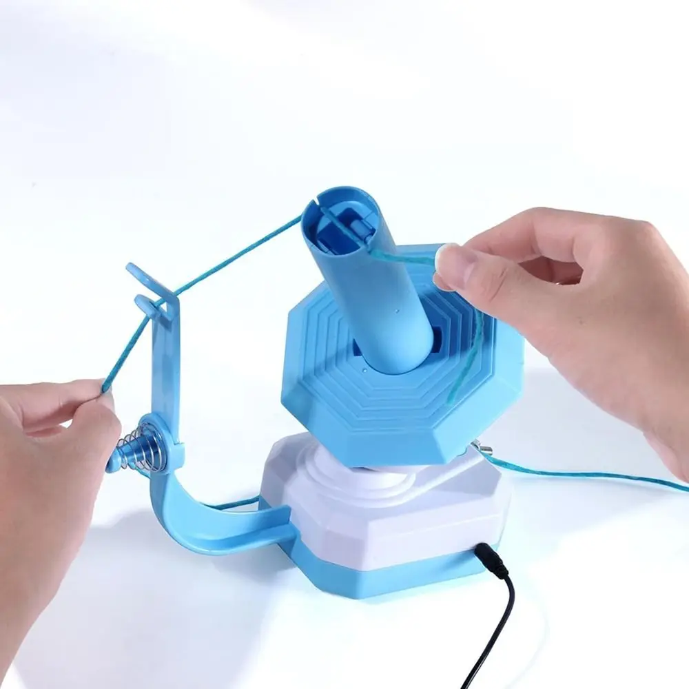 10oz Large Yarn Winder Automatic Electric Yarn Ball Winder Easy Installation with Spring Stepless Speed Yarn Spinner