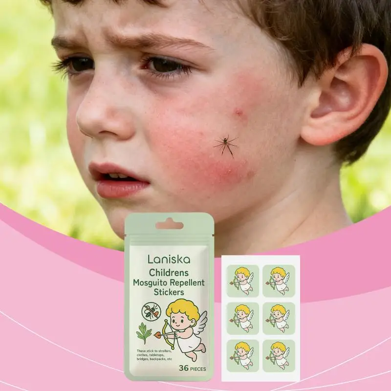 ~Laniska Children's Mosquito Repellent Patch - Suitable for Daily Use in Various Scenarios, Easy to Carry for Personal Care